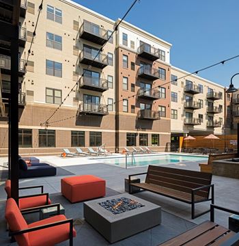 Poolside seating